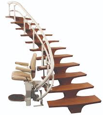 oakland curved stair glide staircase stairway chairlift