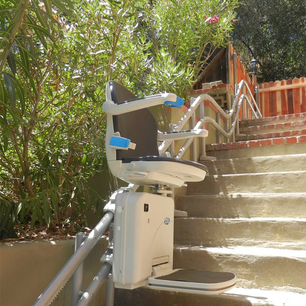 san diego handicare outside stairlift