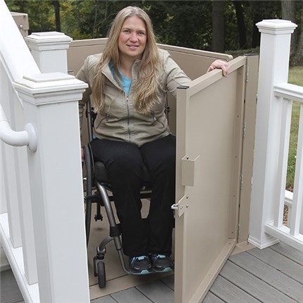 best quality price Mobile Home Porch Lift San Jose inexpensive price discount wheelchair lift vertical platform vpl
