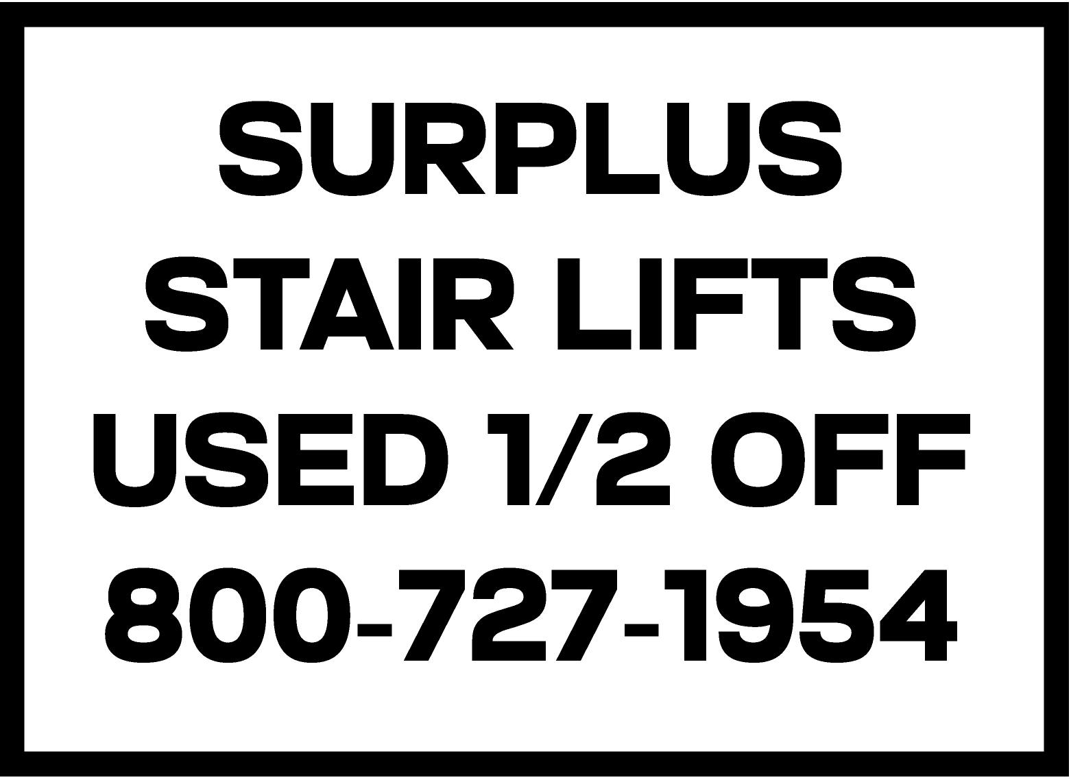 San Diego refurbished and slightly Used chair stair lift glide