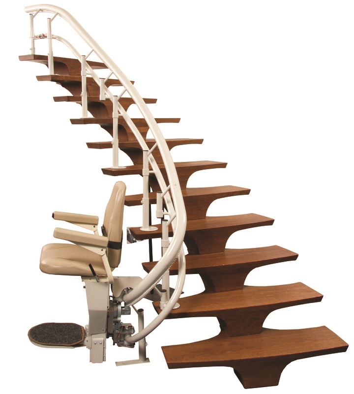 san diego custom curved chair helix stair lifts