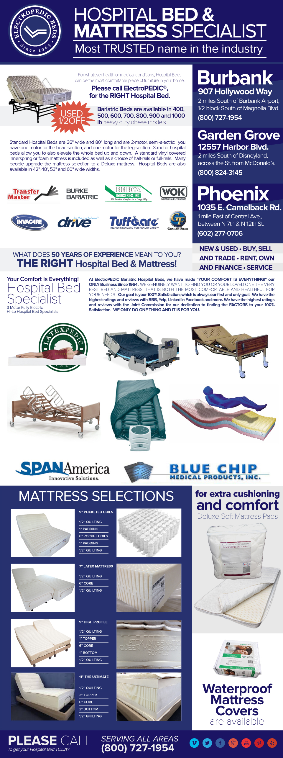 Medical Beds Bariatric Obesity extra wide large obese mattress