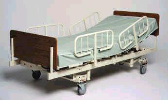electric hospital bed. manuel hospital bed. adjustable bed.