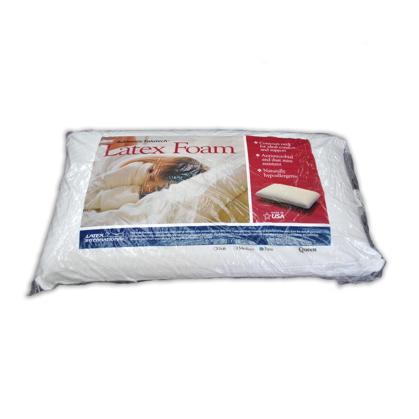 latex foam pillow