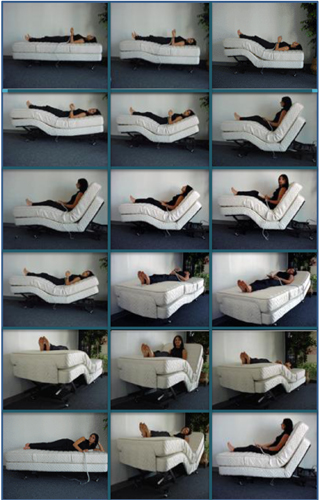 adjustable bed positions THE ULTIMATE IN COMFORT