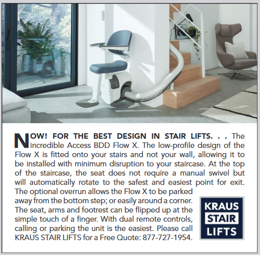 suncity ACCESSBDD flow X stairlift chair